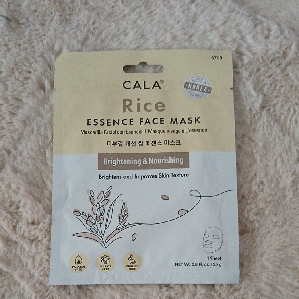 CALA Rice Essence Face Mask - Cream